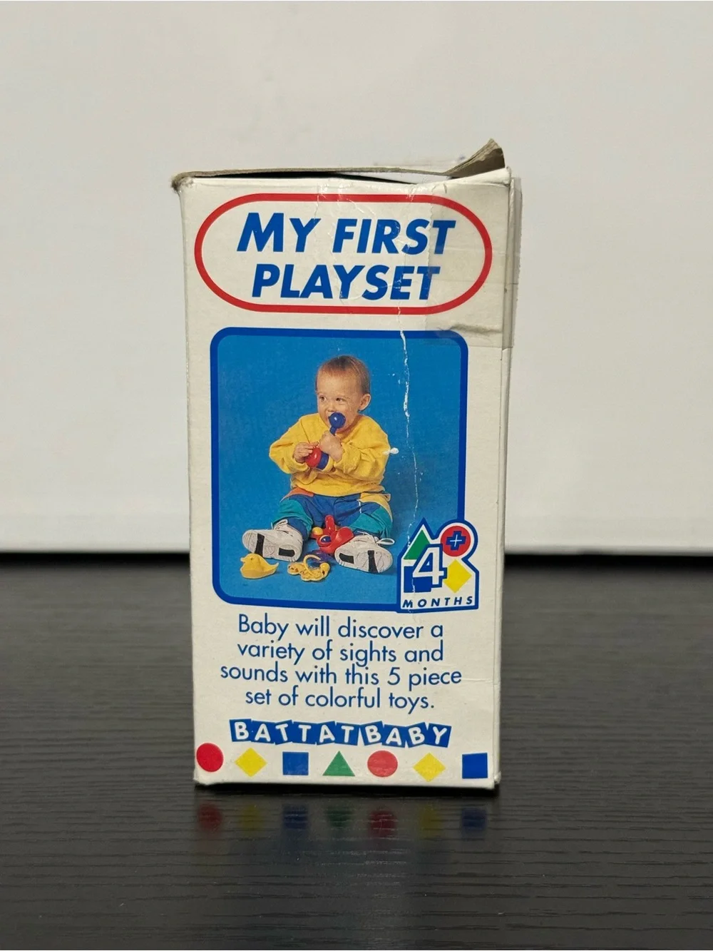 Vintage 1994 Battat Baby “My First Playset” (5) Piece Rattle Toy Set (EUC)